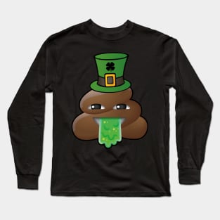 Leprechaun Poop Funny St Patricks Day Long Sleeve T-Shirt